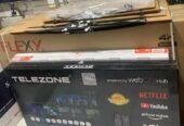 شاشة تلفزيون 65 بوصة ماركة شركة تليزون سمارت 4k سعر الجلمة