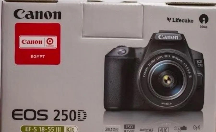 كاميرا كانون جديدة بالكرتون لايجي الا الصامل فقط