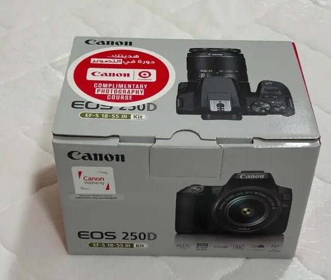 كاميرا كانون جديدة بالكرتون لايجي الا الصامل فقط