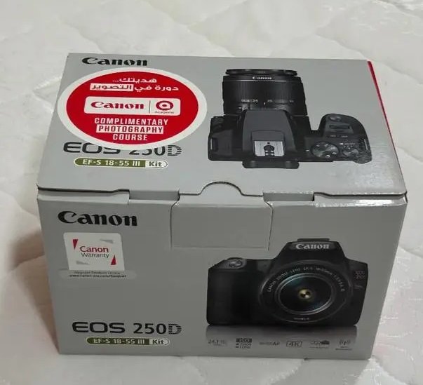 كاميرا كانون جديدة بالكرتون لايجي الا الصامل فقط