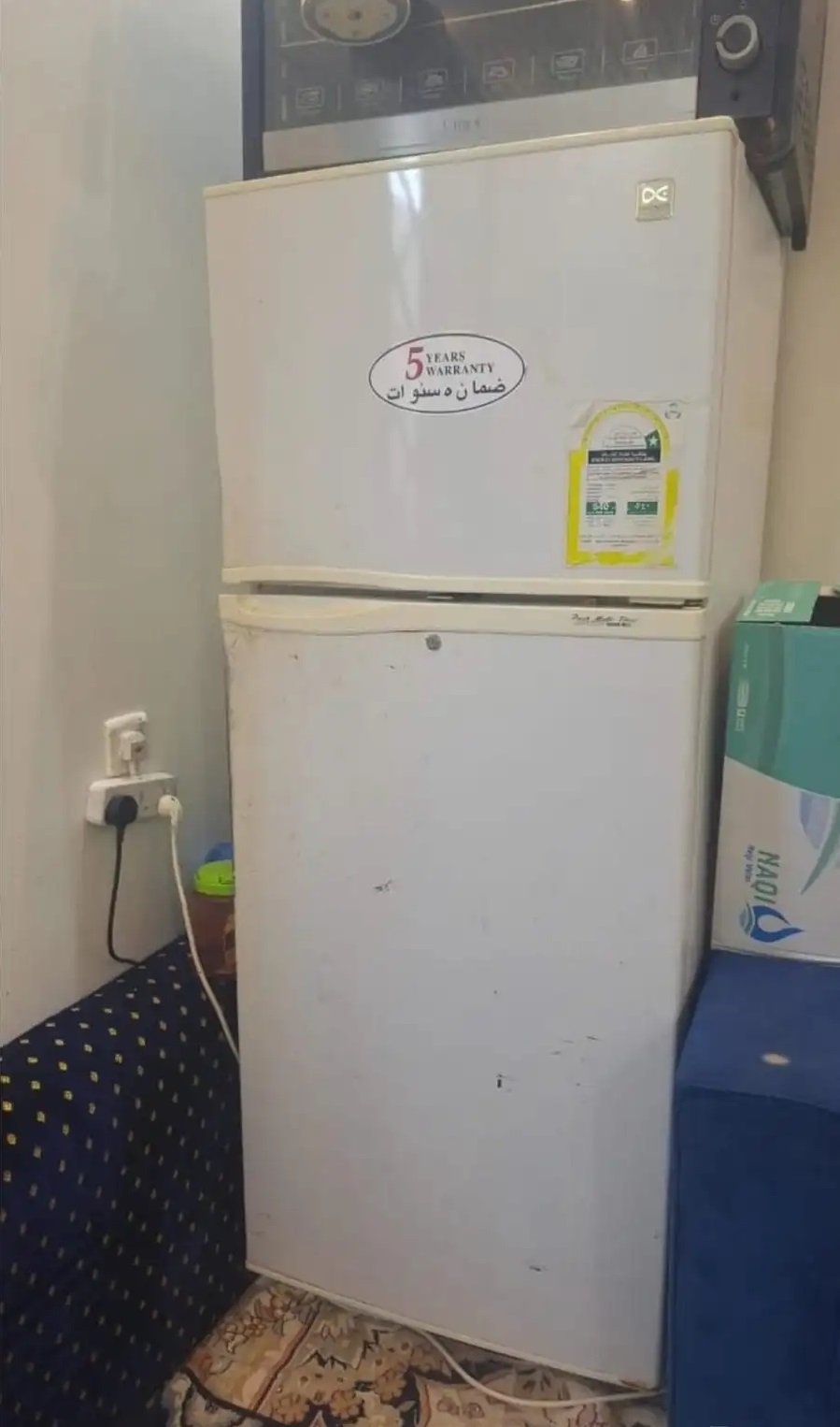 ثلاجة دايو 12 قدم تبريد ممتاز بوتوجاز 5 عيون نظيف