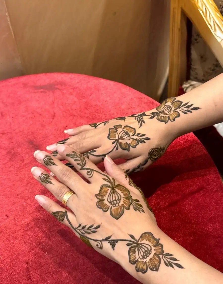 نقش حناء جديده