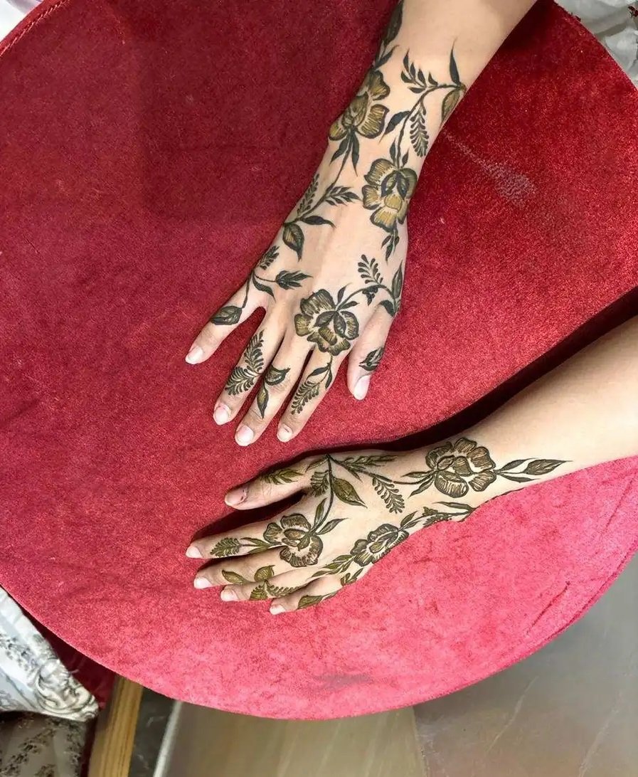 نقش حناء جديده