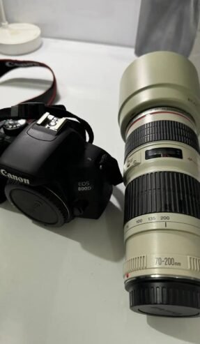 كاميرا كانون 800D مع عدسة 70-200