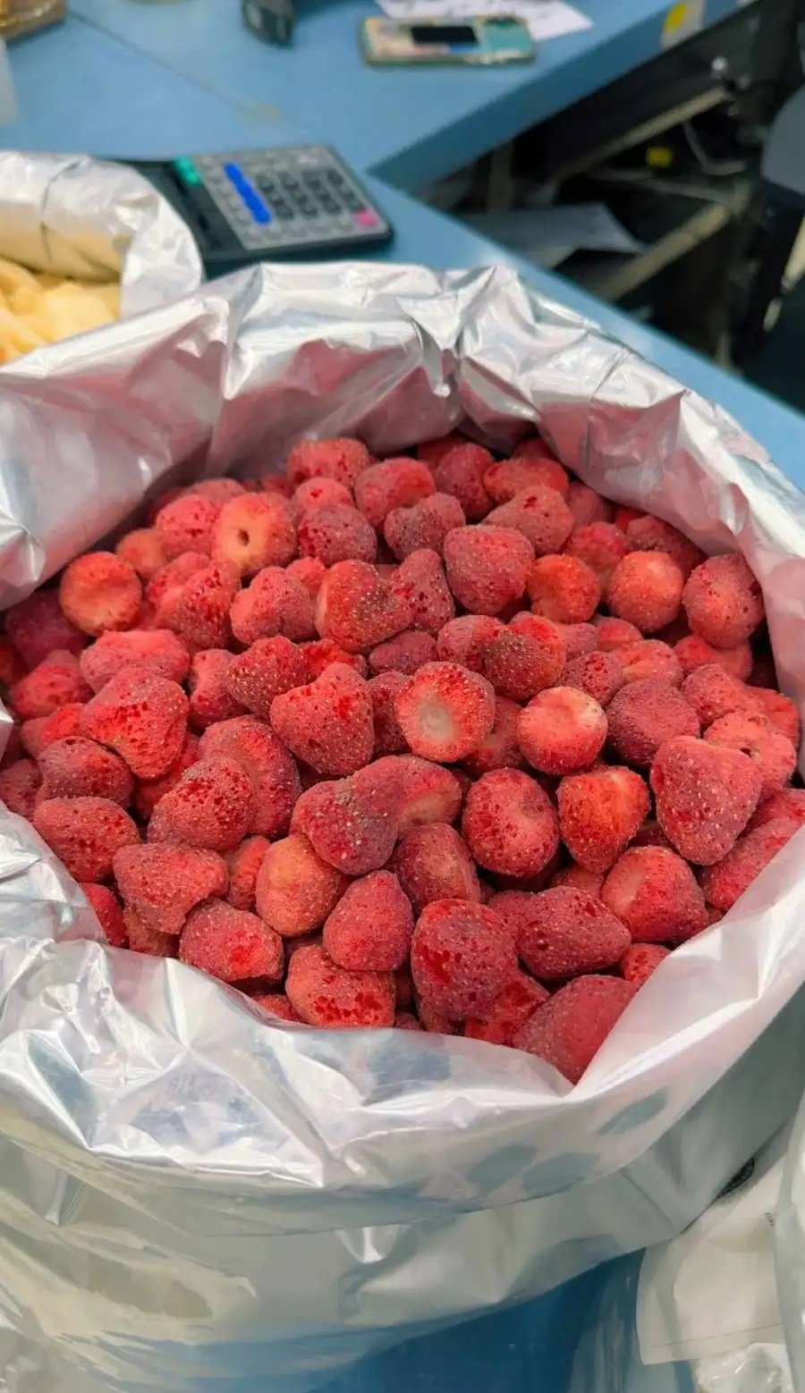 فواكة مجففة بالتبريد بدون إضافات