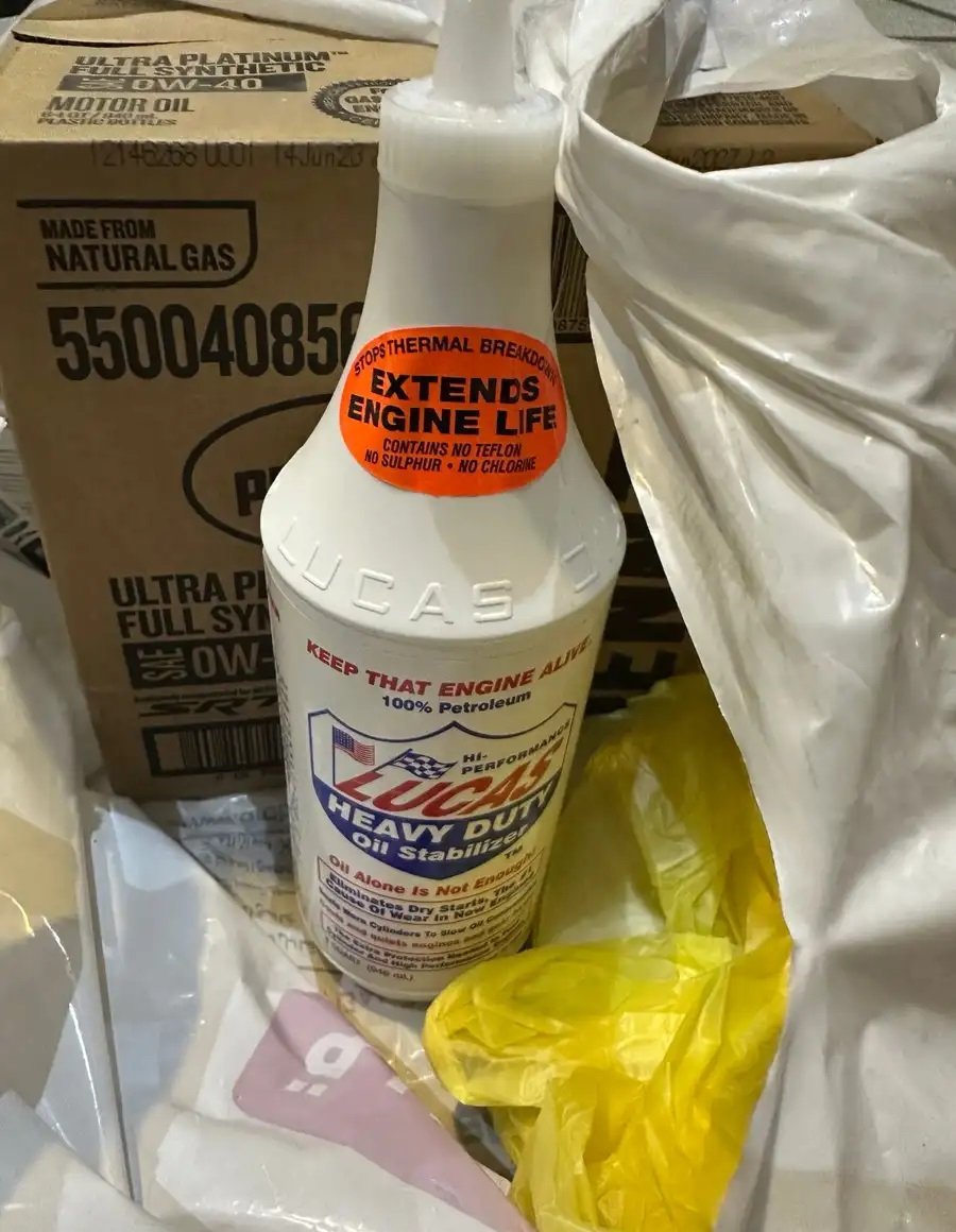 زيت بنزويل Benzoil 0W40 ومعالج تكايات