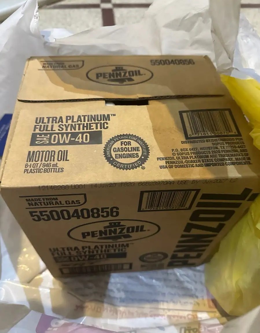 زيت بنزويل Benzoil 0W40 ومعالج تكايات