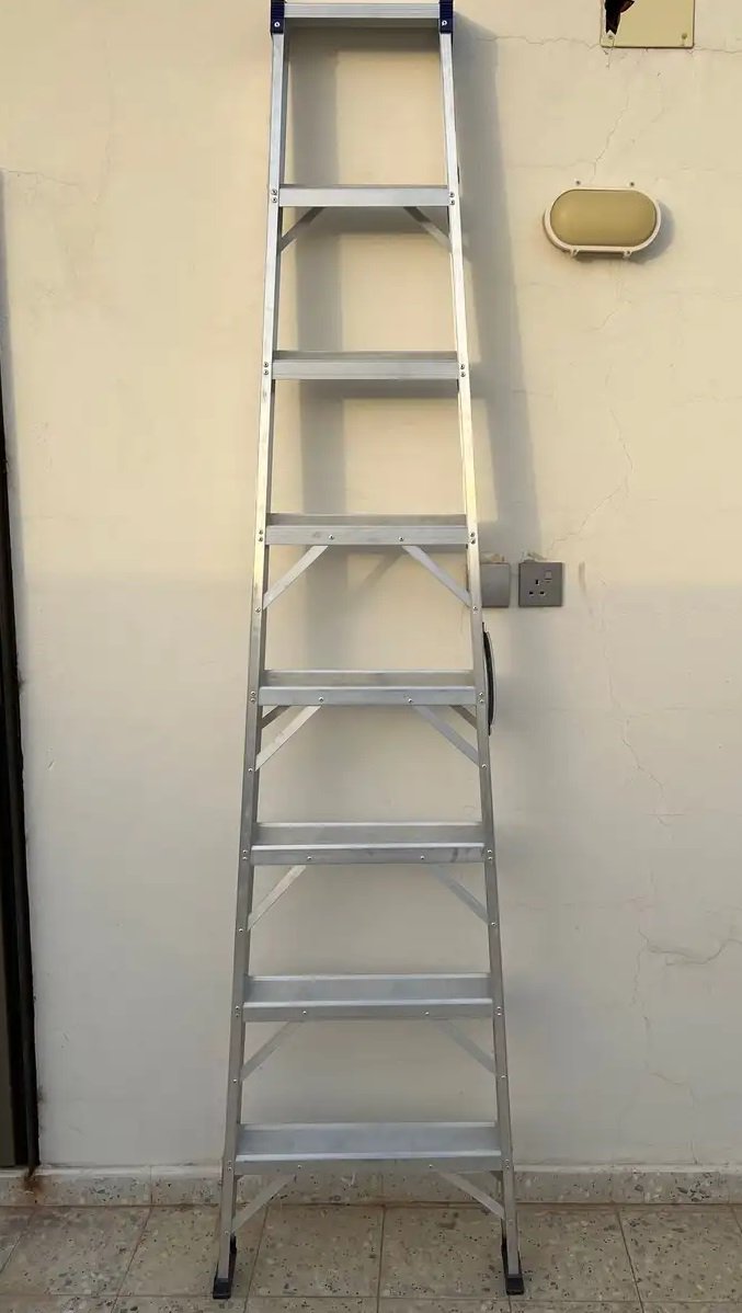 سلم المنيوم قوي استخدام مرتين