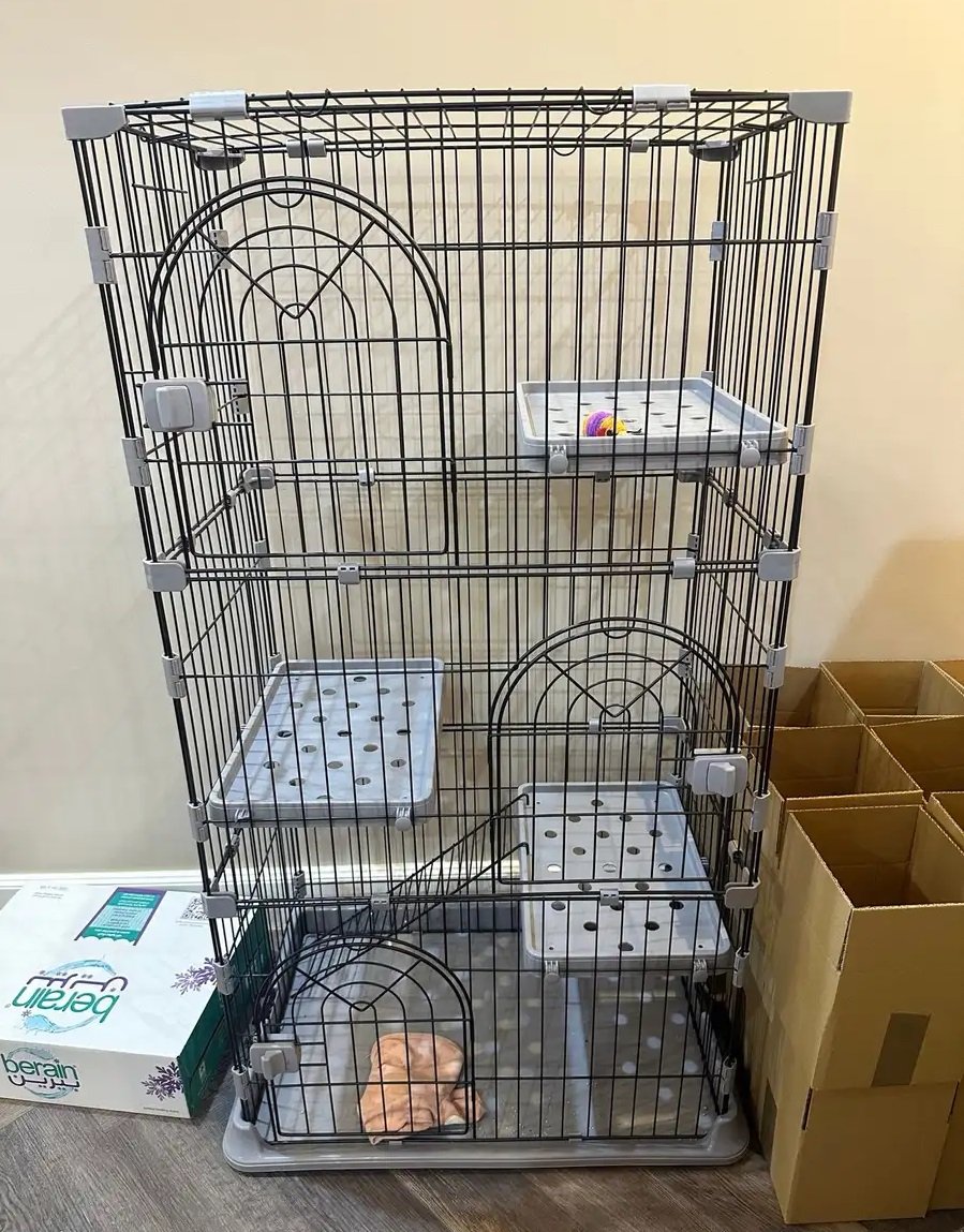 قفص قطط كبير دورين