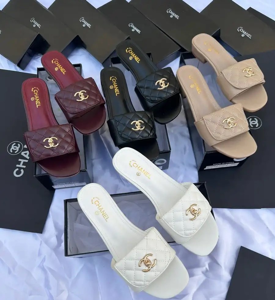 سليبرات شانيل جديد مع الملحقات من 36 لين 41