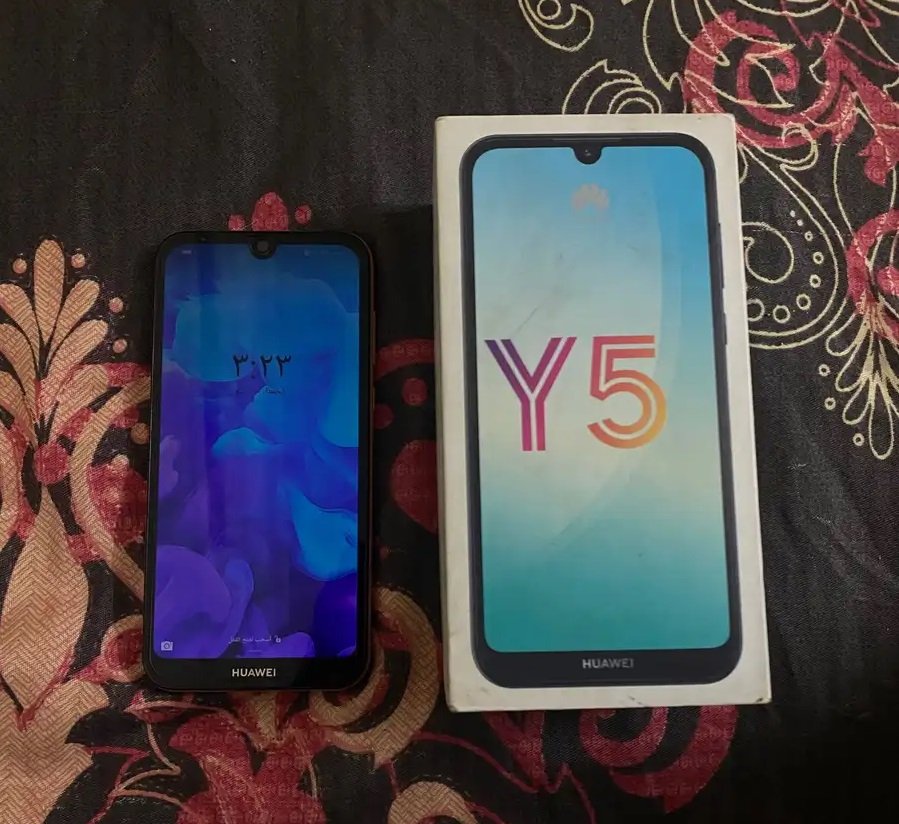 جوال هواوي Y5 نضيف جدا مع كرتونه للبيع