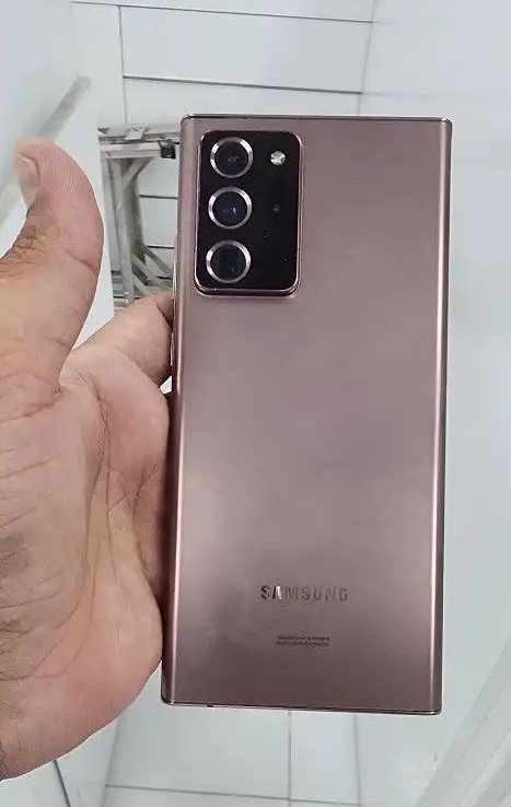 نوت 20ultra نظيف جدا لون برونزي ذاكره 128 رام 12الصامل يشله