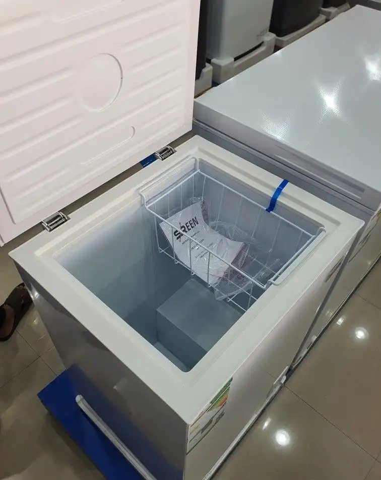 فريزر صغير فريزرات ارضي افقي مجمد 3.4 قدم جنرال 95 لتر جديد
