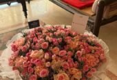 باقة ورد طبيعي فاخرة – تنسيق راق وتوصيل داخل جدة