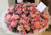 باقة ورد طبيعي فاخرة – تنسيق راق وتوصيل داخل جدة