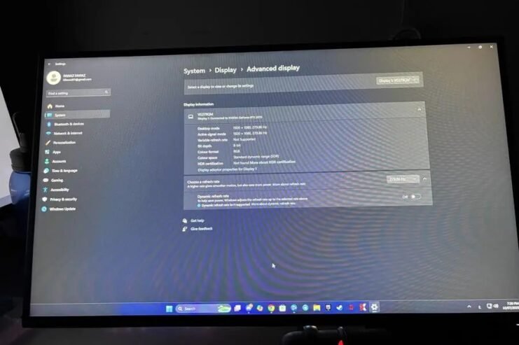 شاشه tuf gaming 280 hz هرتز