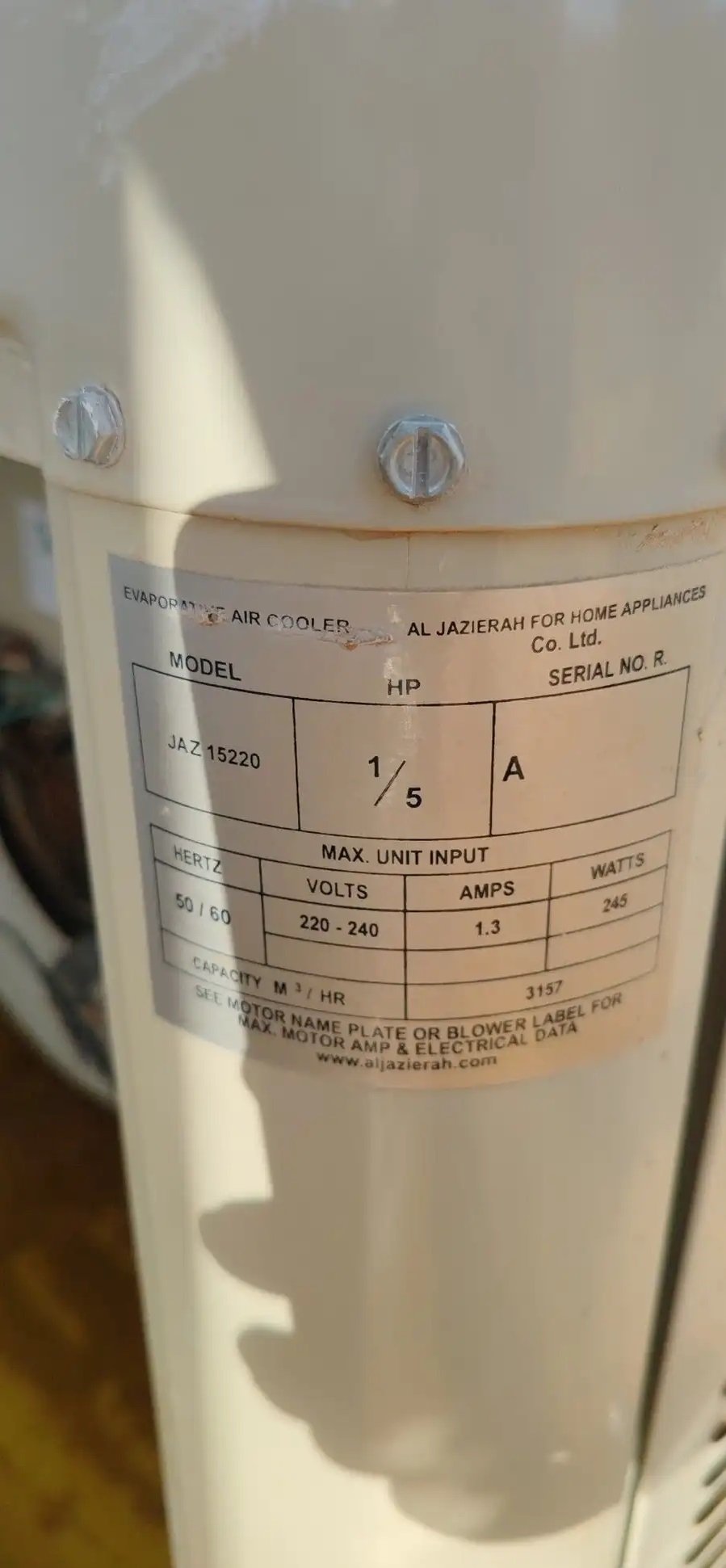 مكيف صحراوي الجزيرة صغير نفس الجديد استخدام 4 شهر فقط