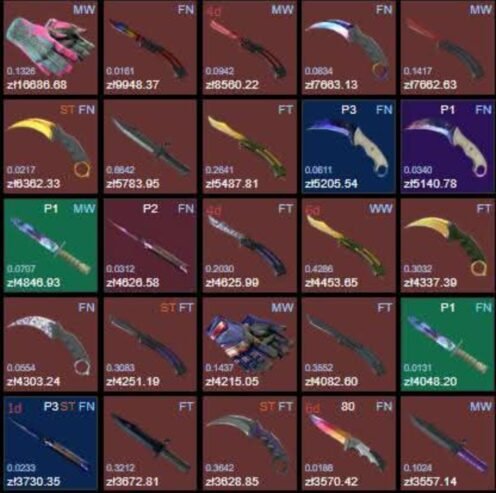 csgo 55000$ inventory is up for trade
