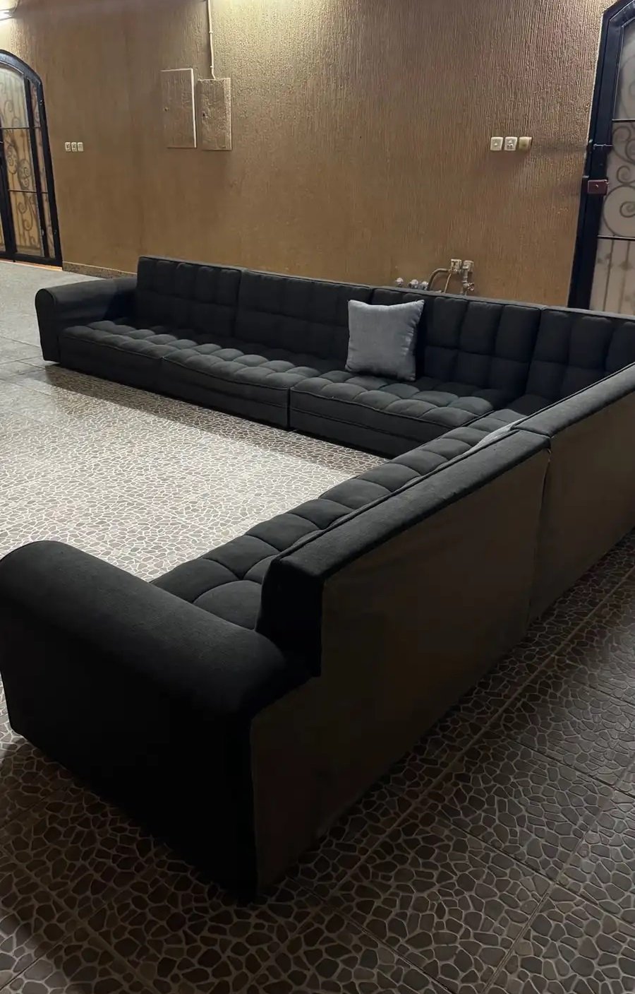 كنب L للبيت نظيف