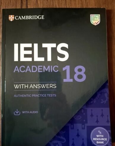 كتاب IELTS Academic 18 النسخة الرسمية من Cambridge