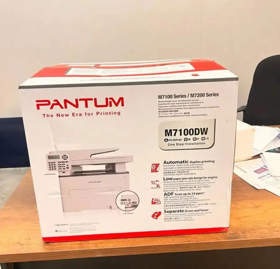 طابعه ليزر اسود فقط