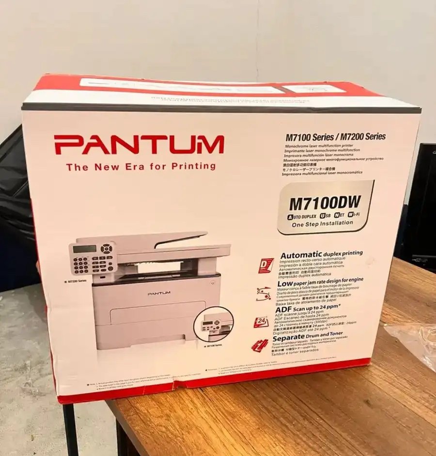 طابعه ليزر اسود فقط