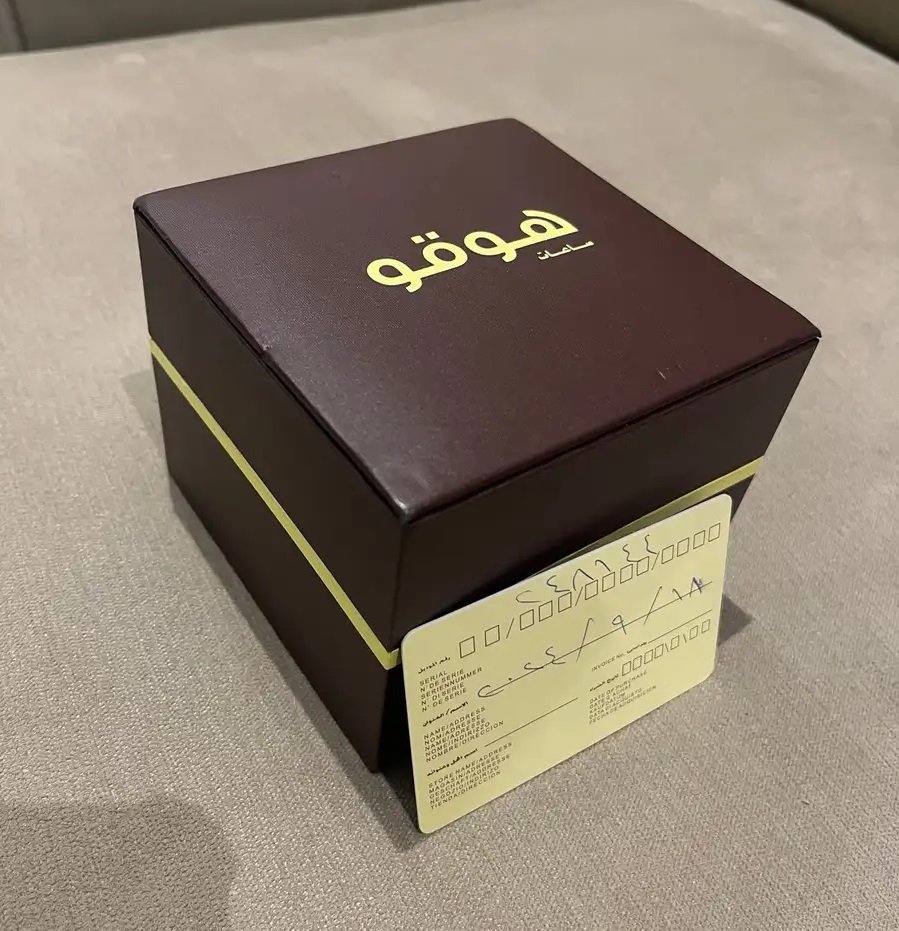 ساعة ماركة هوقو جديدة