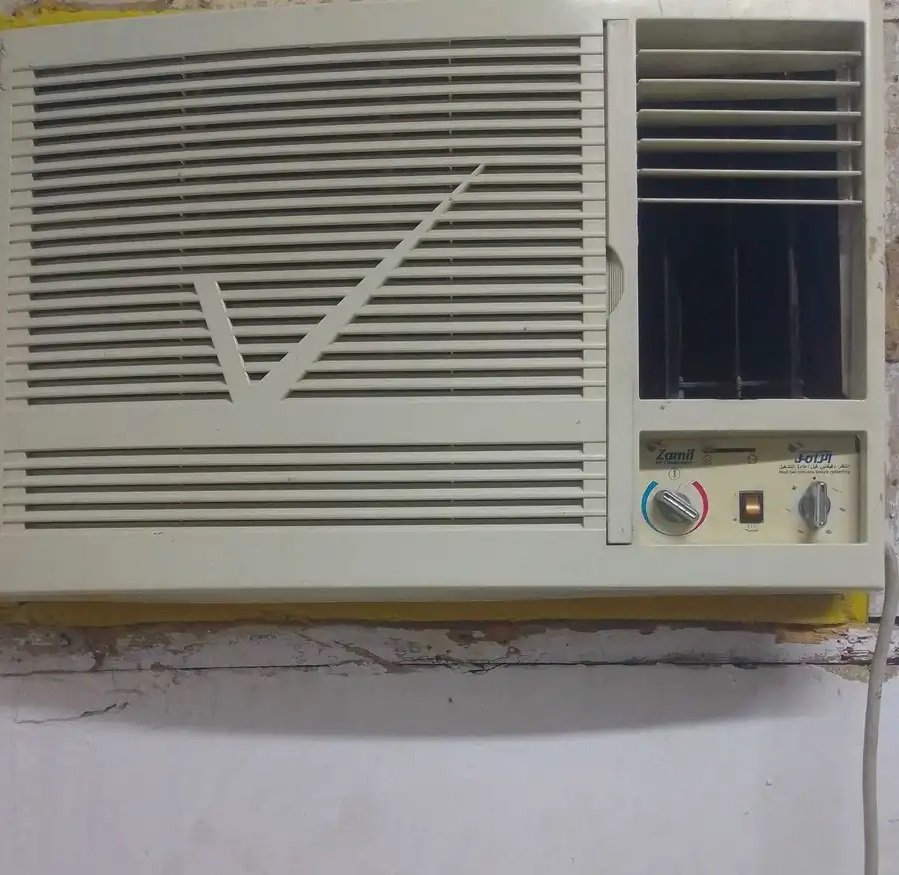 مكيف شباك الزامل طن ونص للبيع
