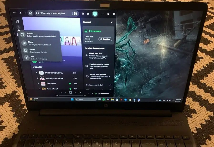 لابتوب HP نظيف جدا