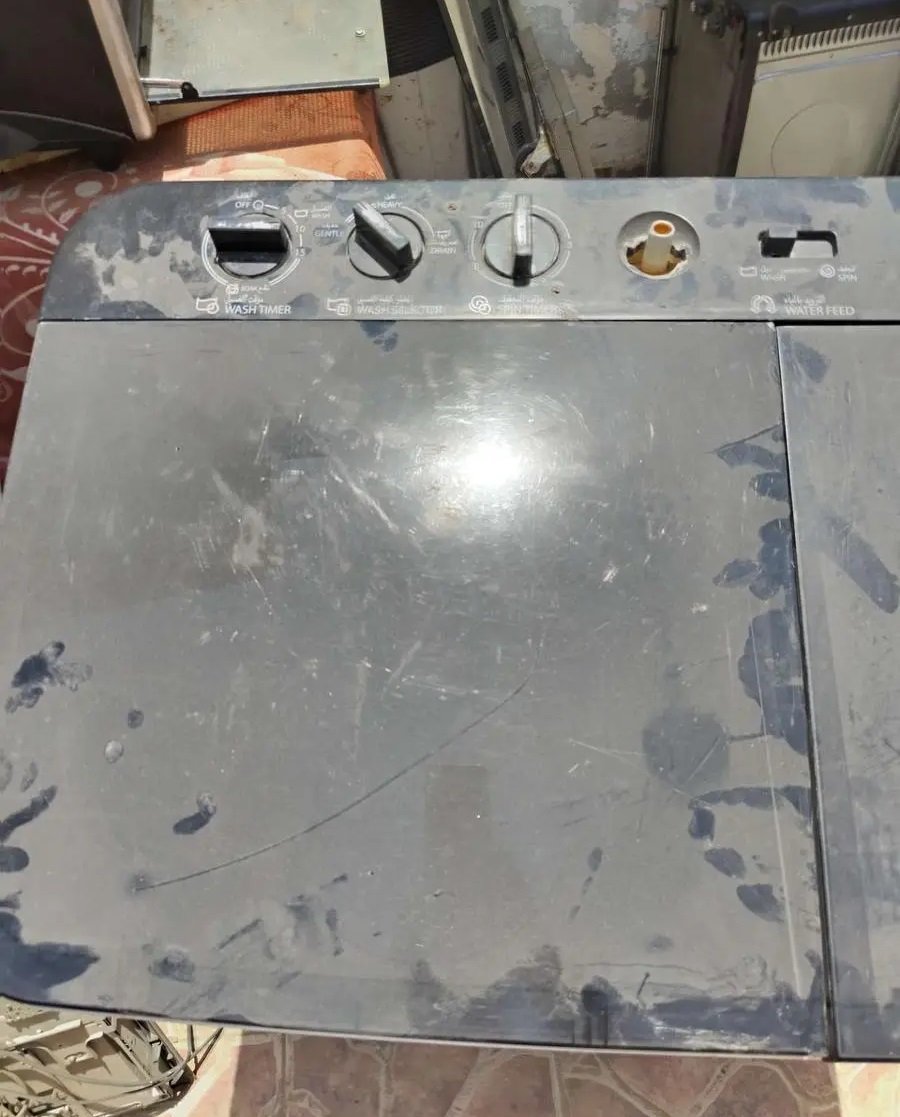 غسالة حوضين توشيبا 10كيلو شغال زي الفل