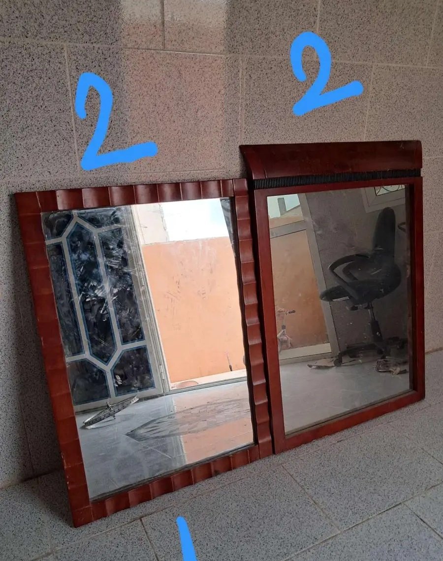 مراية خشب زان قوي وثقيل