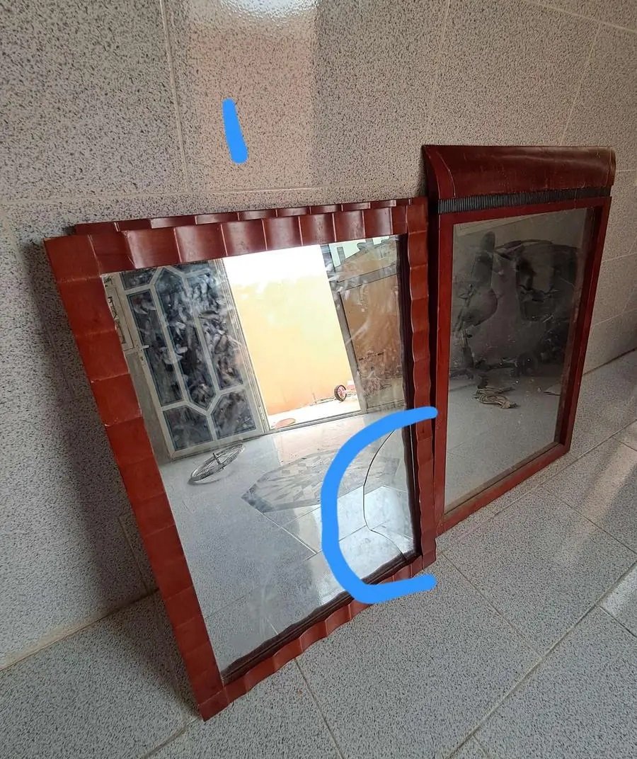 مراية خشب زان قوي وثقيل