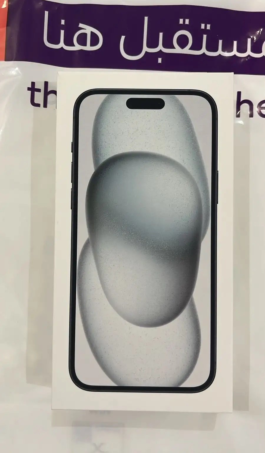 أيفون 15 بلس أسود جديد