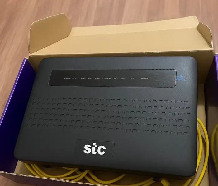 مودم فايبر STC بكرتونه اصلي
