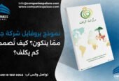 تصميم وكتابة بروفايل شركة احترافي أون لاين – ملف تعريفي متكامل
