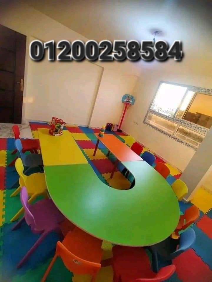 أثاث حضانات كراسي وترابيزات ديسكات فرش حضانات تجهيز فصول العاب كيدز اريا ارضيات فوم