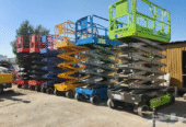 سيزر لفت 12متر للإيجار جدة | رافعة مقصية 12متر للإيجار جدة | Scissor lift rental Jeddah