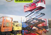 سيزرلفت مانلفت scissor lift manlift للايجار جميع المقاسات والاحجام كهرباء ديزل جده مكه الرياض رابغ الدمام ابهاء الطائف ينبع