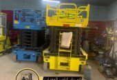 سيزرلفت مانلفت scissor lift manlift للايجار جميع المقاسات والاحجام كهرباء ديزل جده مكه الرياض رابغ الدمام ابهاء الطائف ينبع