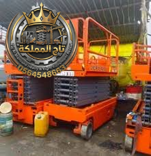 Scissor lift rental in Dammam Riyadh Jeddah | 8m 10m 12m 14m 16m 18m | 2026