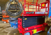 Scissor lift rental in Dammam Riyadh Jeddah | 8m 10m 12m 14m 16m 18m | 2026