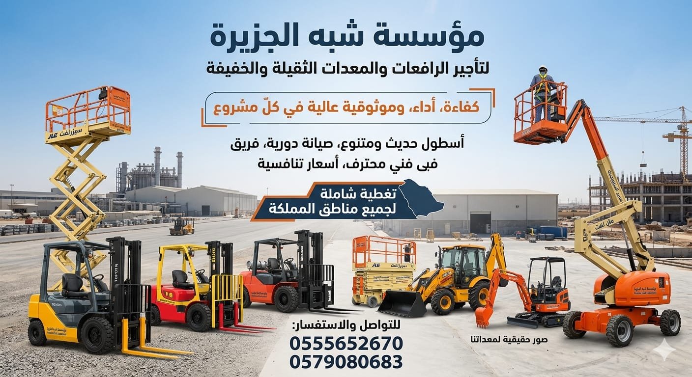 <span style="color:#B3541E !important;">🔥 عرض اليوم</span> - تأجير فوركلفت حديث بالرياض # الصناعية # الخبر # البطحاء # 2026 # 055565267p