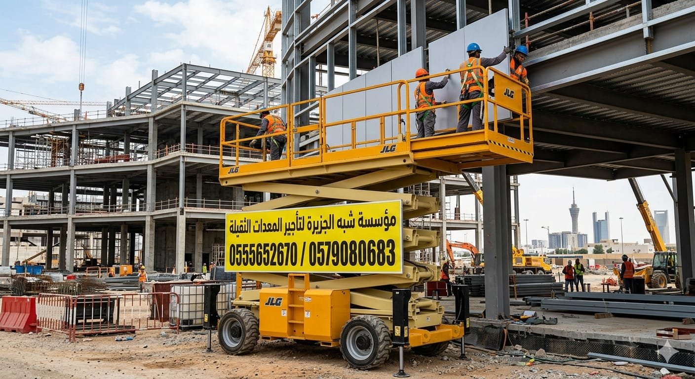 سيزرلفت جديد للإيجار رافعات مقصية كهربائية بالدمام # القطيف