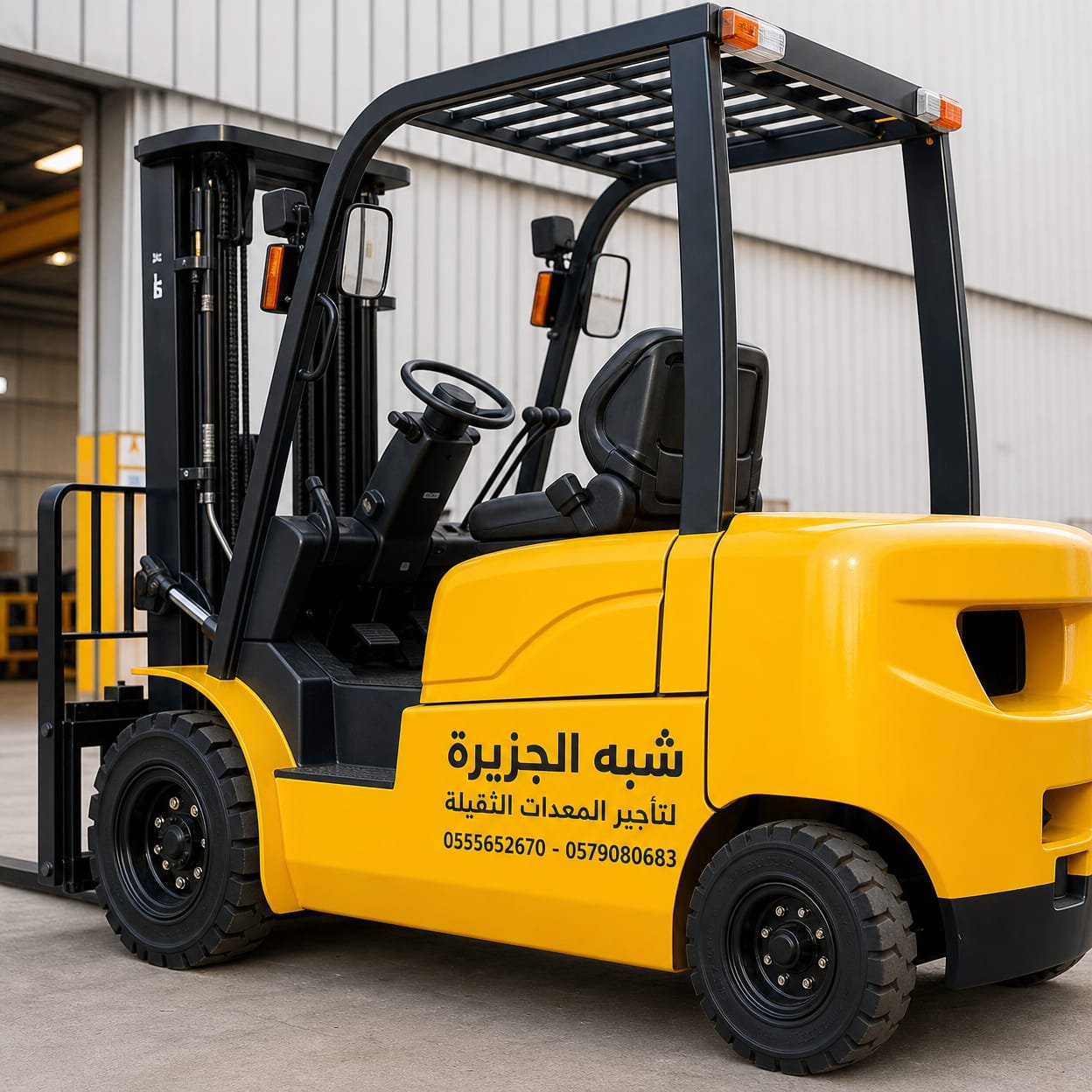 <span style="color:#B3541E !important;">🔥 عرض اليوم</span> - تأجير فوركلفت جديد رافعات ديزل حديثة شوكية بالرياض