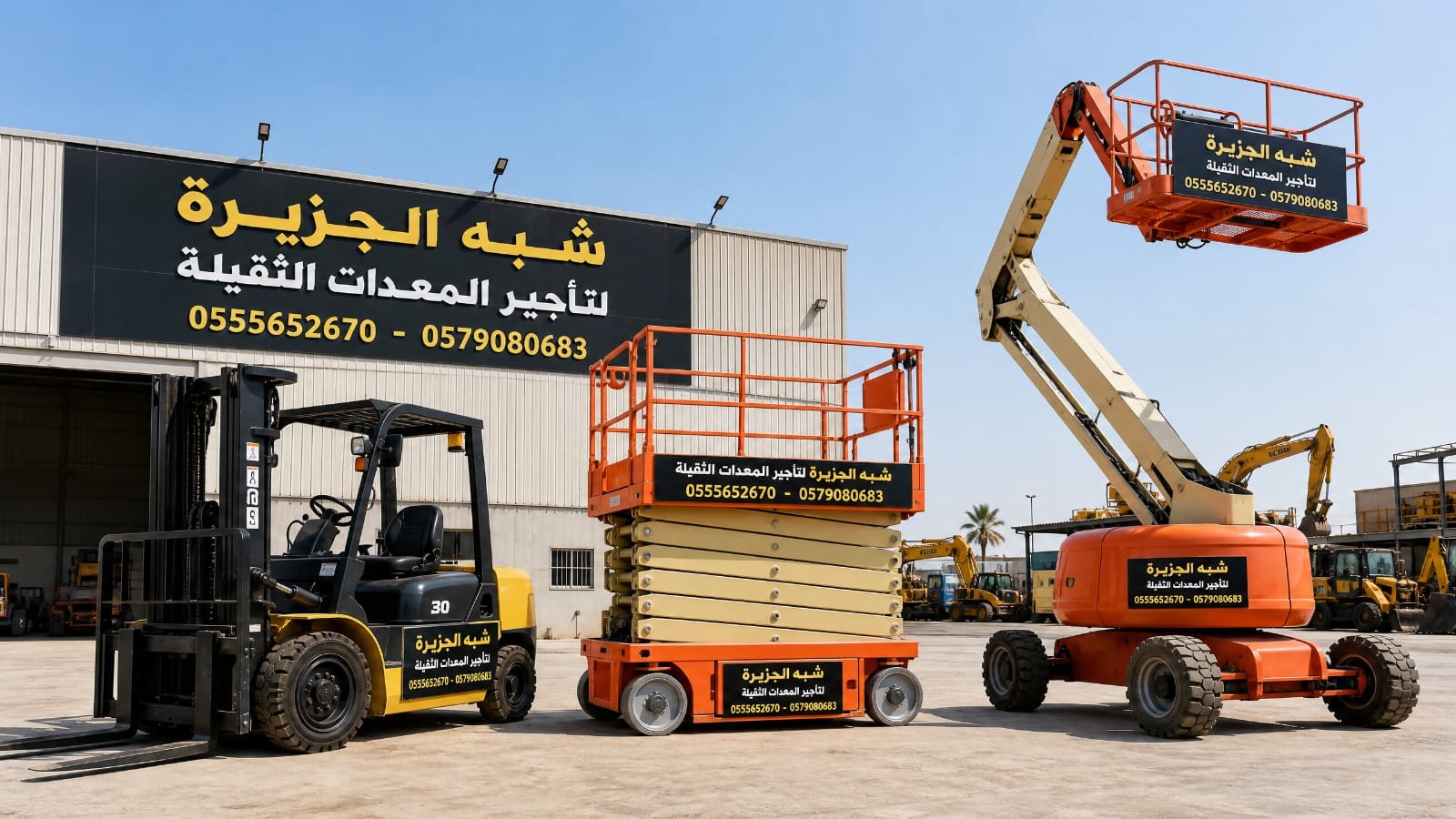 فوركلفت جديد للإيجار رافعات شوكية ديزل حديثة بالرياض