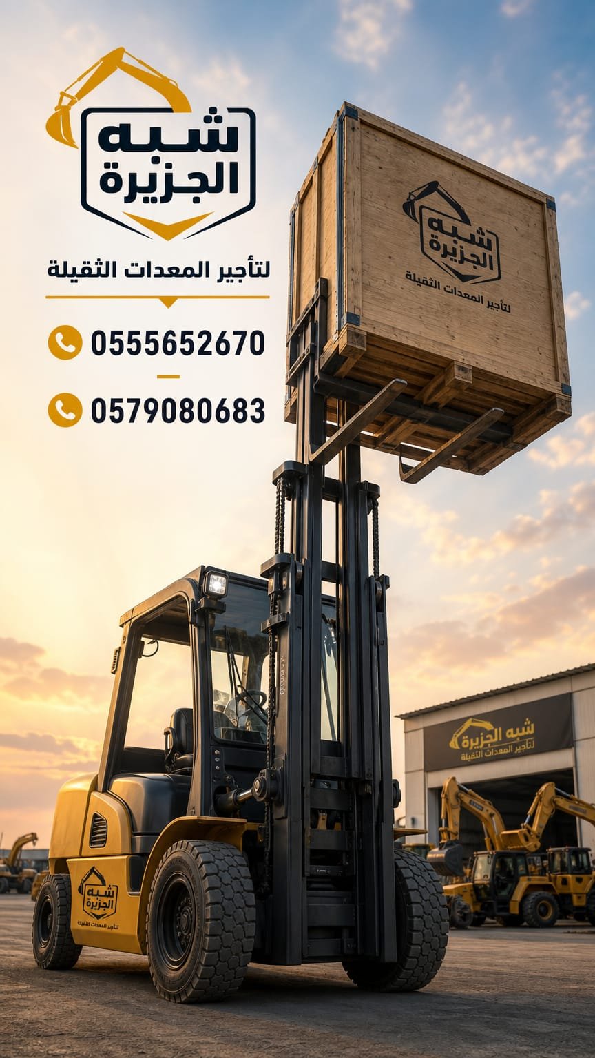 فوركلفت جديد للإيجار رافعات شوكية ديزل حديثة للإيجار بجدة