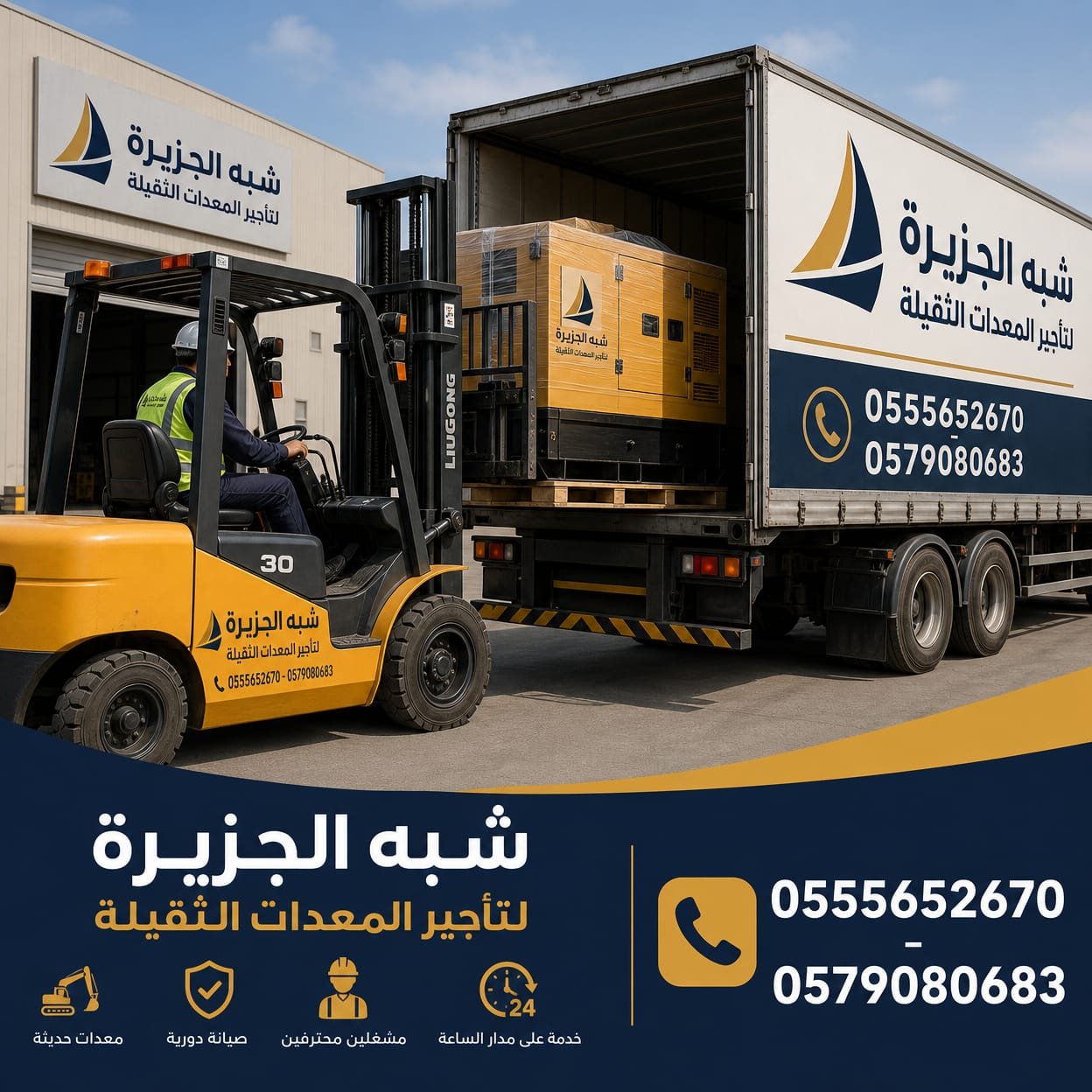 فوركلفت جديد للإيجار رافعات شوكية ديزل حديثة للإيجار بجدة
