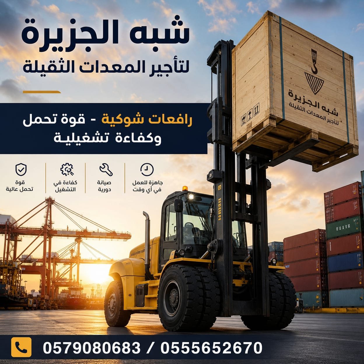 <span style="color:#B3541E !important;">🔥 عرض اليوم</span> - تأجير فوركلفت بجدة # رافعات شوكية ديزل بجدة