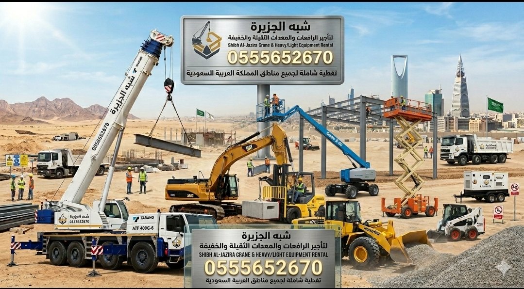 <span style="color:#B3541E !important;">🔥 عرض اليوم</span> - تأجير سيزرلفت جديد رافعات مقصية كهربائية بالرياض