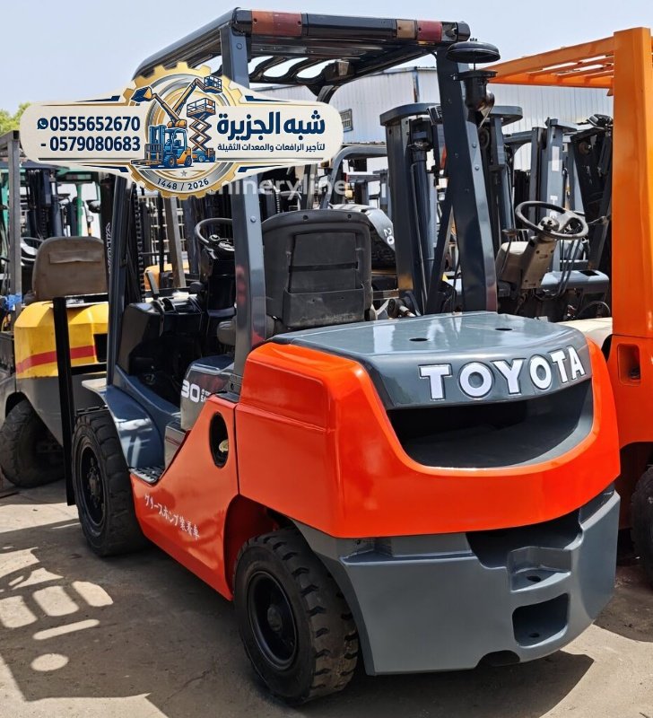 فوركلفت ديزل جديد للإيجار رافعات شوكية حديثة بالرياض # 0555652670